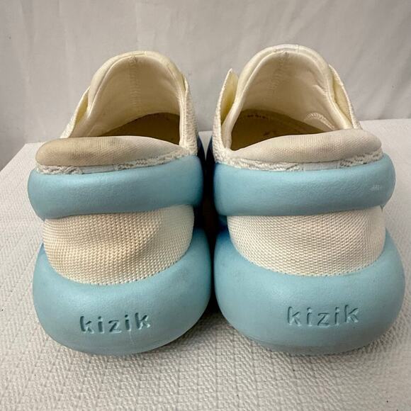 Kizik Roamer Shoes Men's 10 Glacier Blue White Athletic Hands Free Slip On - Picture 3 of 10